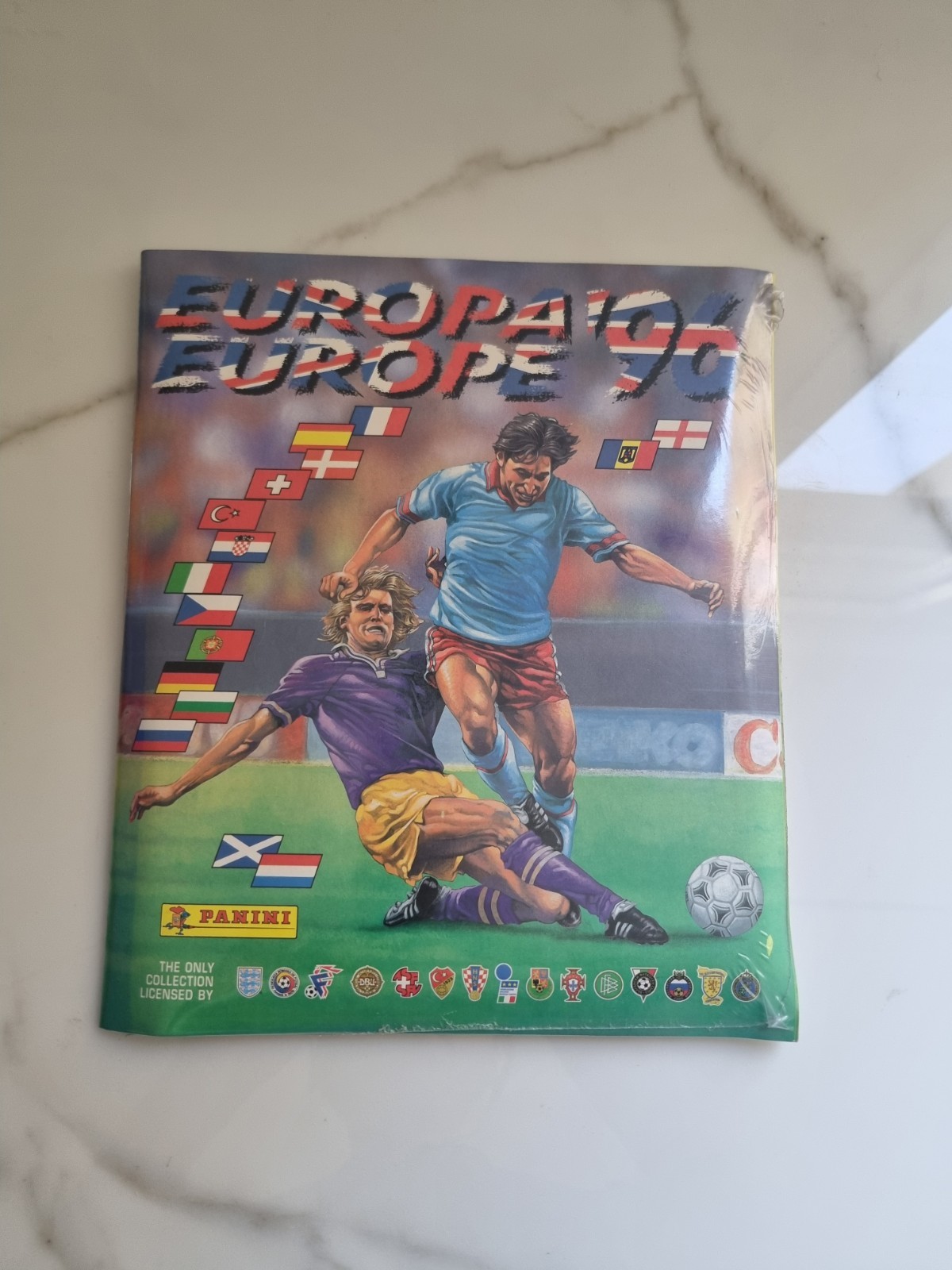 Panini UEFA EURO 96 Album+Full Sticker Set - Factory Sealed Very Rare ed. Belgian Panini UEFA EURO 96 Album+Full Sticker Set - Factory Sealed Very Rare ed. Belgian