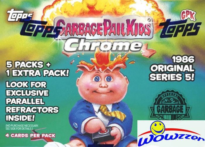 2022 Topps Garbage Pail Kids CHROME Ser 5 EXCLUSIVE Factory Sealed Blaster Box 2022 Topps Garbage Pail Kids CHROME Ser 5 EXCLUSIVE Factory Sealed Blaster Box