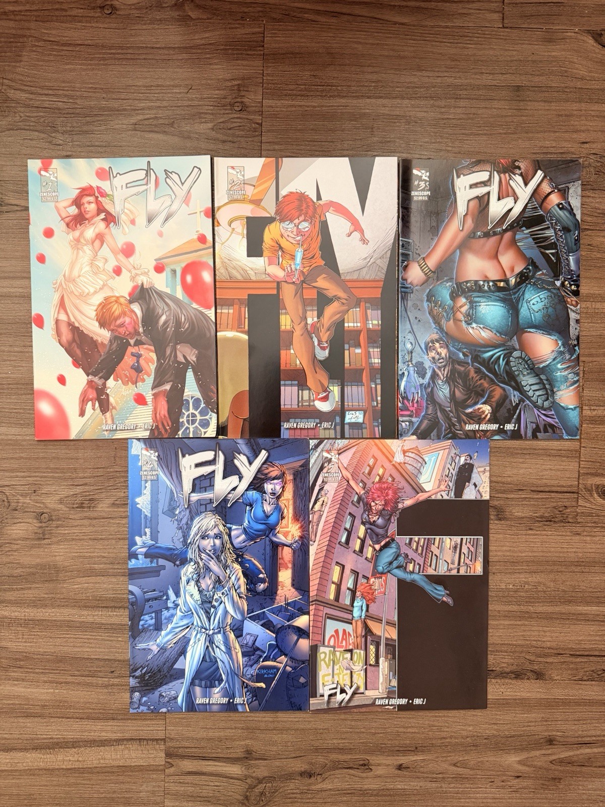 Fly #1–5 Complete Set (2011) Zenescope Comics Raven Gregory VG Fly #1–5 Complete Set (2011) Zenescope Comics Raven Gregory VG