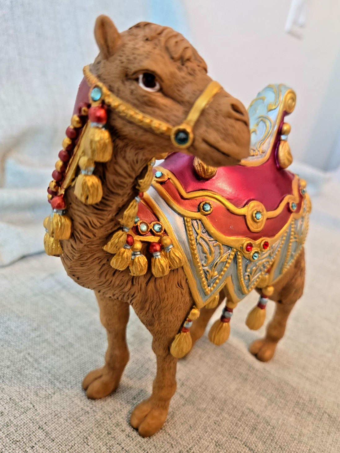 Hawthorne Village Jeweled Collection Nativity Standing Camel RARE 8”