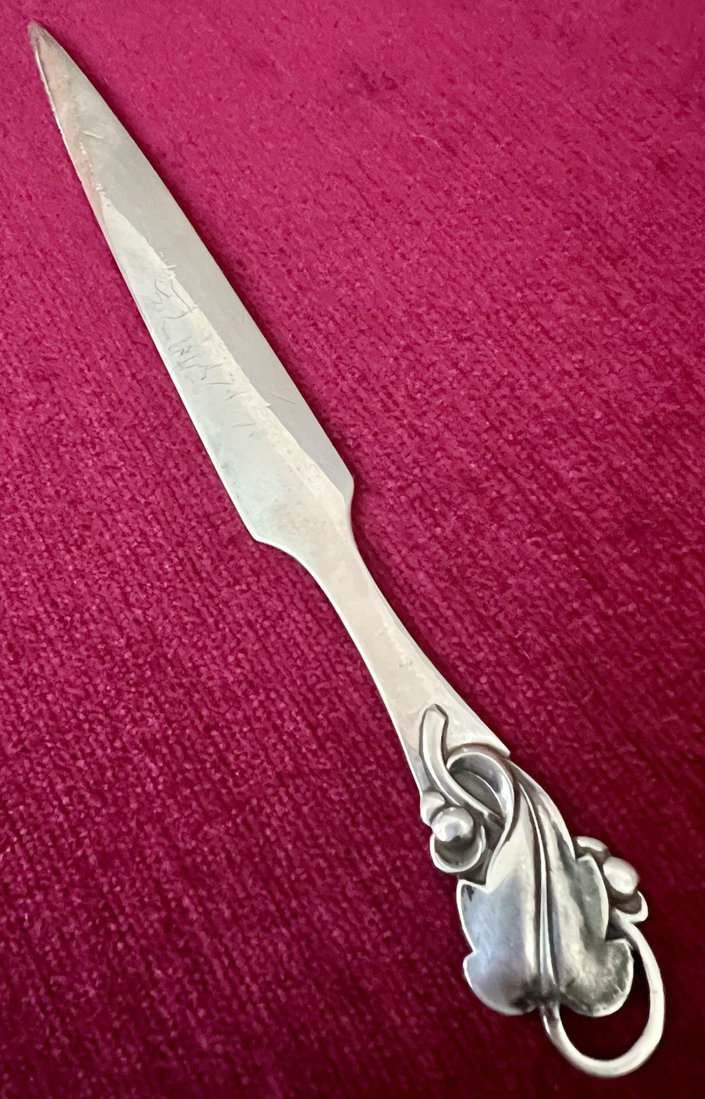 STUNNING VINTAGE COHR DENMARK STERLING SILVER LETTER OPENER MODERNISTS DESIGN STUNNING VINTAGE COHR DENMARK STERLING SILVER LETTER OPENER MODERNISTS DESIGN