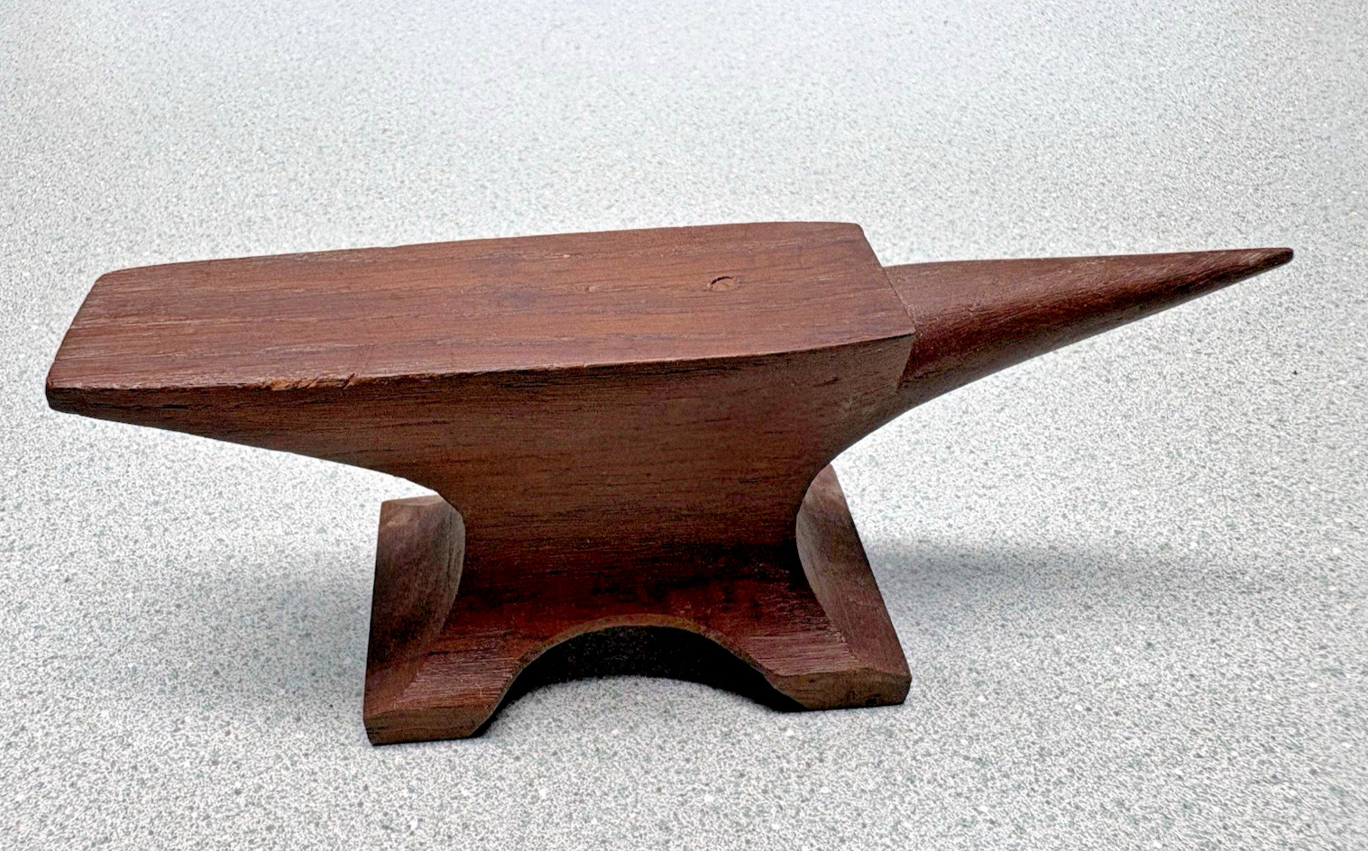 Miniature Blacksmith Wooden ANVIL Tool Collectible nice Miniature Blacksmith Wooden ANVIL Tool Collectible nice