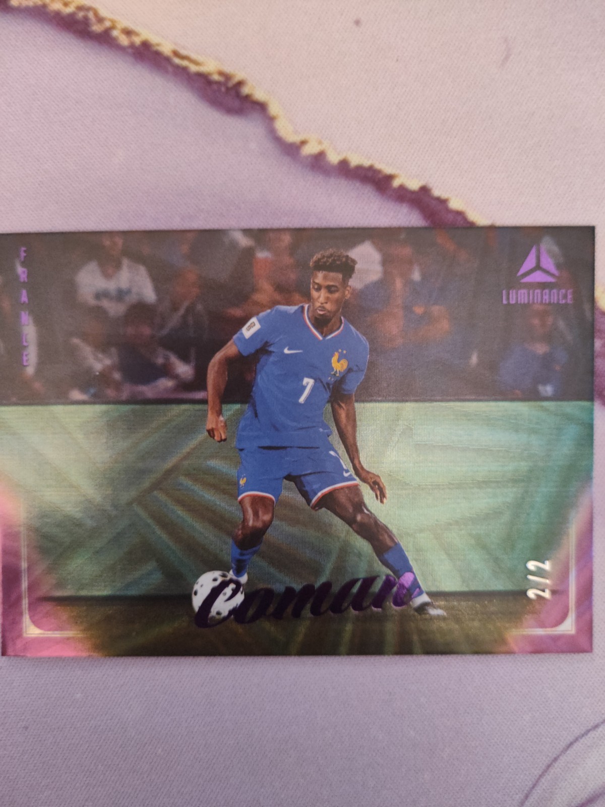 2026 Panini Luminance France Kingsley Coman Vivid 2/2 #2 Parallel NM-MT