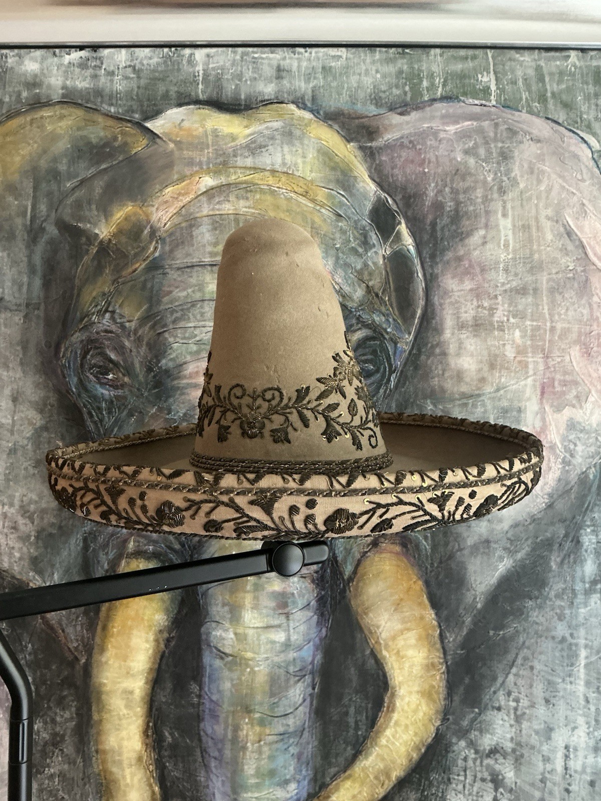 Antique SUPER RARE Sombrero Charro Mexican Sombrero Hat