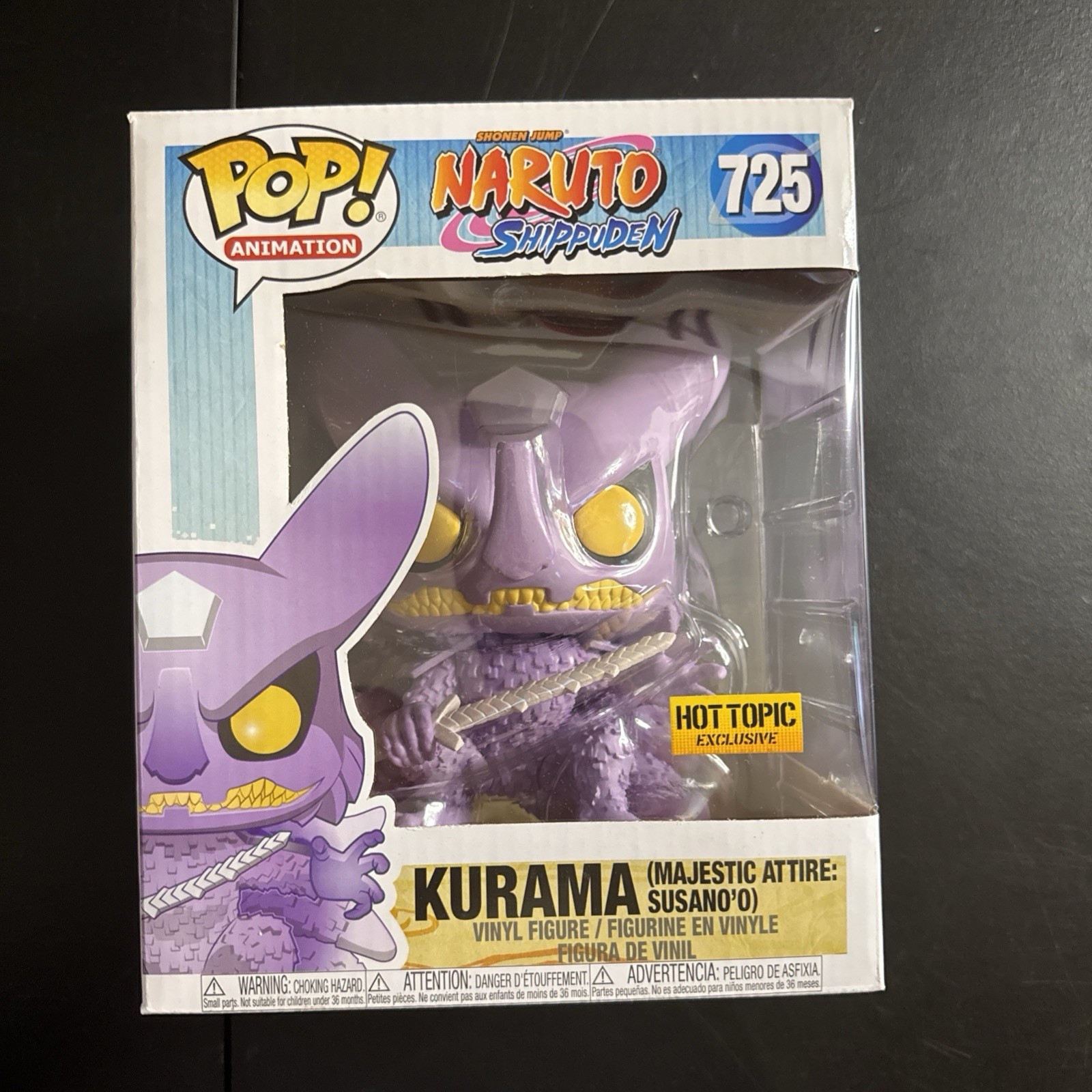 Funko POP 6" Kurama Majestic Attire: Susano'o #725 Hot Topic Exclusive Funko POP 6" Kurama Majestic Attire: Susano'o #725 Hot Topic Exclusive