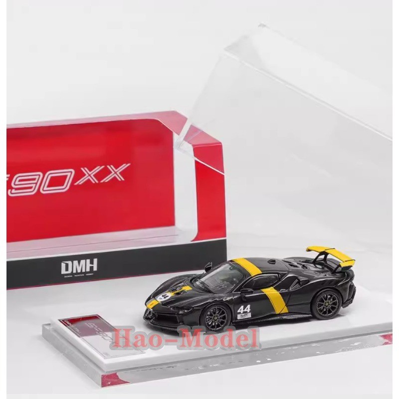 1:64 DMH Ferrari SF90 XX Stradale Diecast Car Model Black/Red/Yellow Gift 1:64 DMH Ferrari SF90 XX Stradale Diecast Car Model Black/Red/Yellow Gift