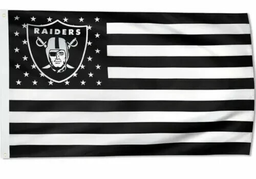 Raiders FLAG 3X5 Las Vegas Banner American Football New Fast USA Ship Oakland Raiders FLAG 3X5 Las Vegas Banner American Football New Fast USA Ship Oakland