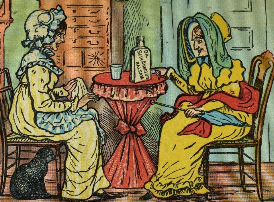 1870's Lovely Ladies Bottle Dr. Seth Arnold's Balsam, Youmans & Co Akron, OH F78 1870's Lovely Ladies Bottle Dr. Seth Arnold's Balsam, Youmans & Co Akron, OH F78