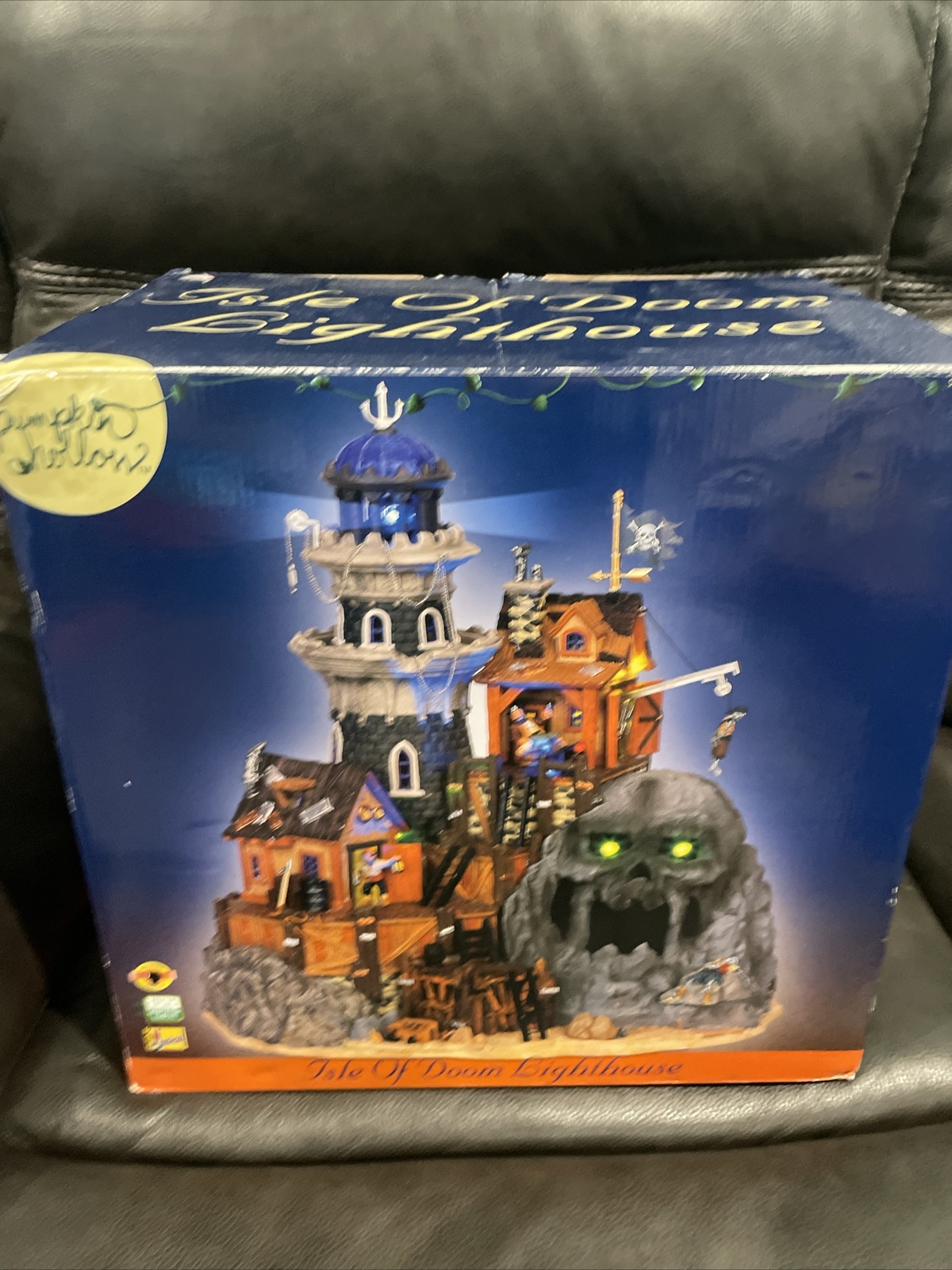Lemax Pumpkin Hollow Spooky Town Halloween Isle Of Doom Lighthouse NIB