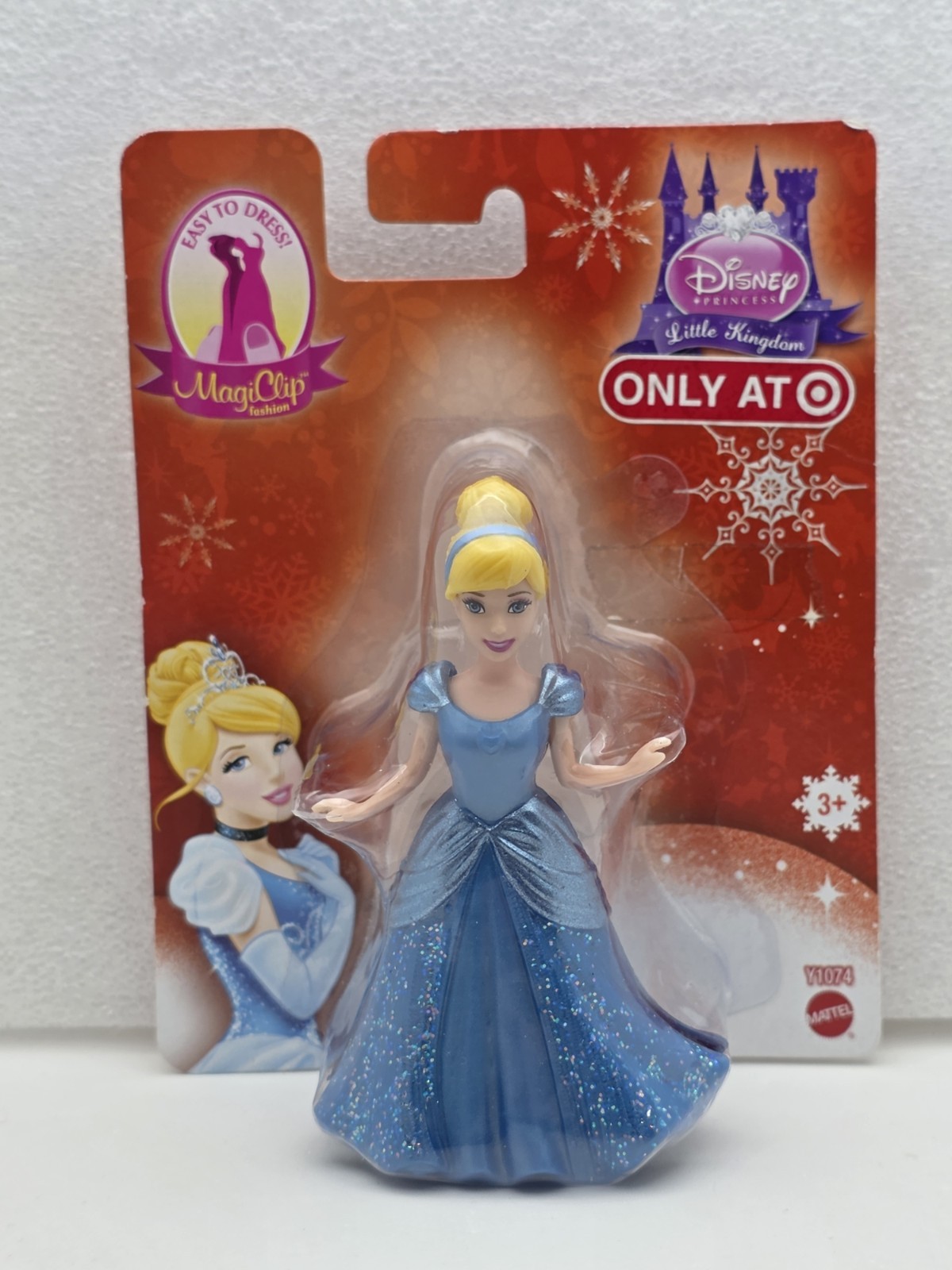 Disney Princess Little Kingdom Cinderella MagiClip Doll, Mattel 2013 Disney Princess Little Kingdom Cinderella MagiClip Doll, Mattel 2013
