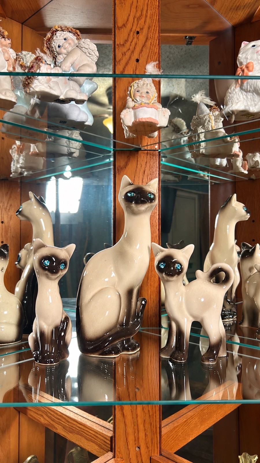RARE** Vintage MCM Siamese Cat Ceramic Figurine Set of 3 VERY RARE RARE** Vintage MCM Siamese Cat Ceramic Figurine Set of 3 VERY RARE