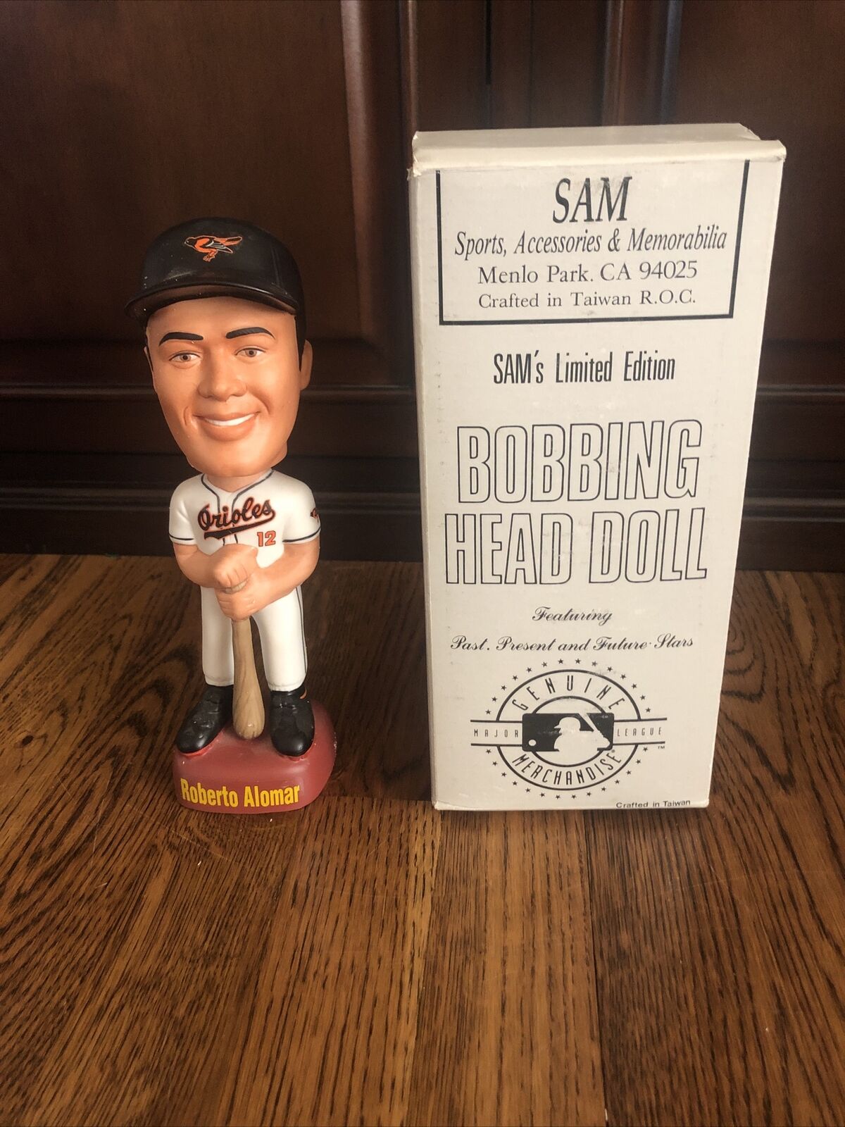 Baltimore Orioles Roberto Alomar Sams Bobbing Head Doll 1996
