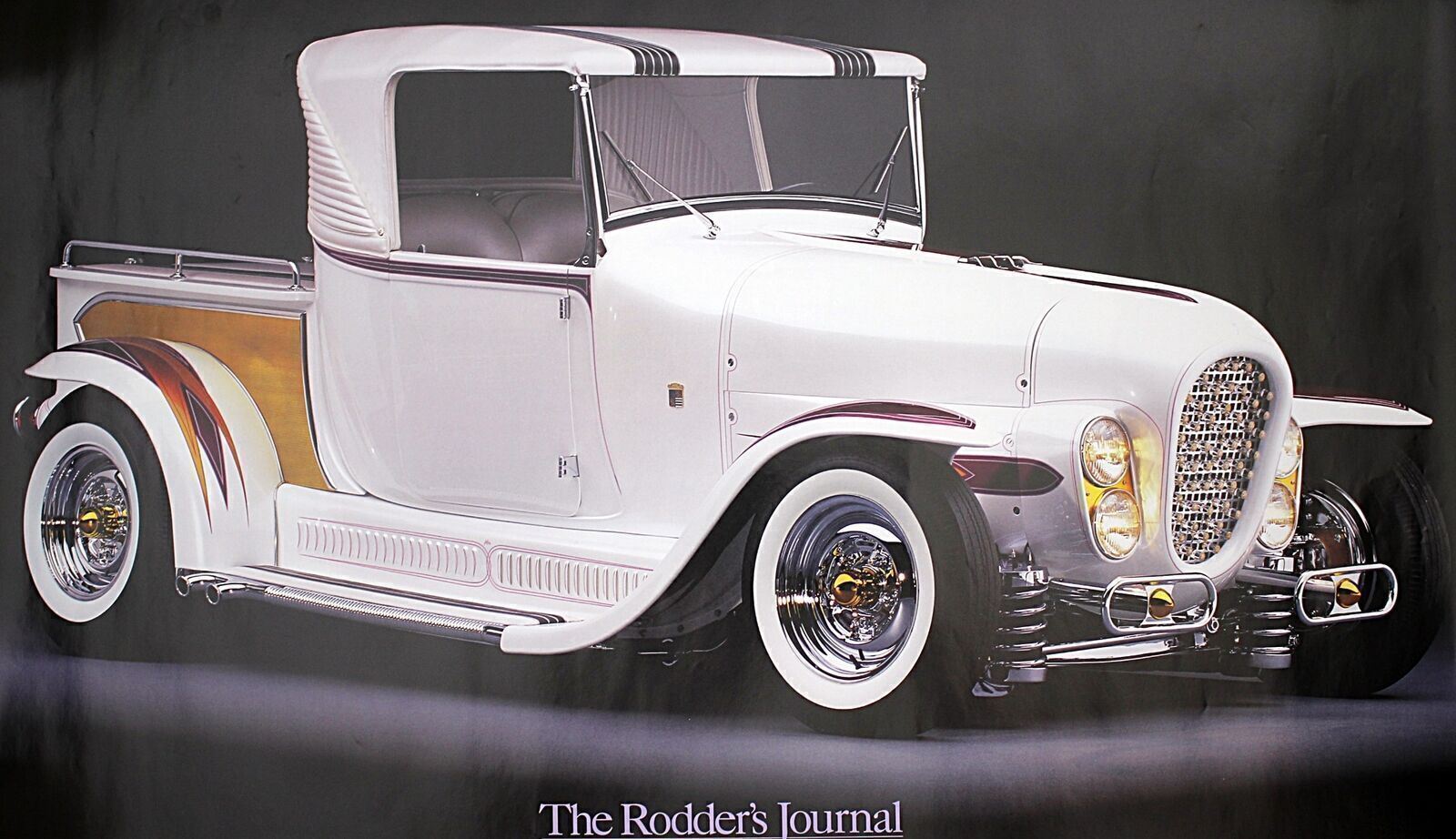 2008 RODDER'S JOURNAL #12 Window Poster Double Sided Ala Kart & Bonneville Flats
