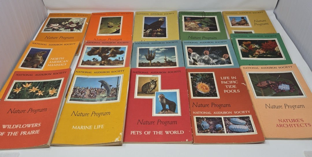 Vintage 1950s National Audubon Society Nature Program Lot 15 Booklets