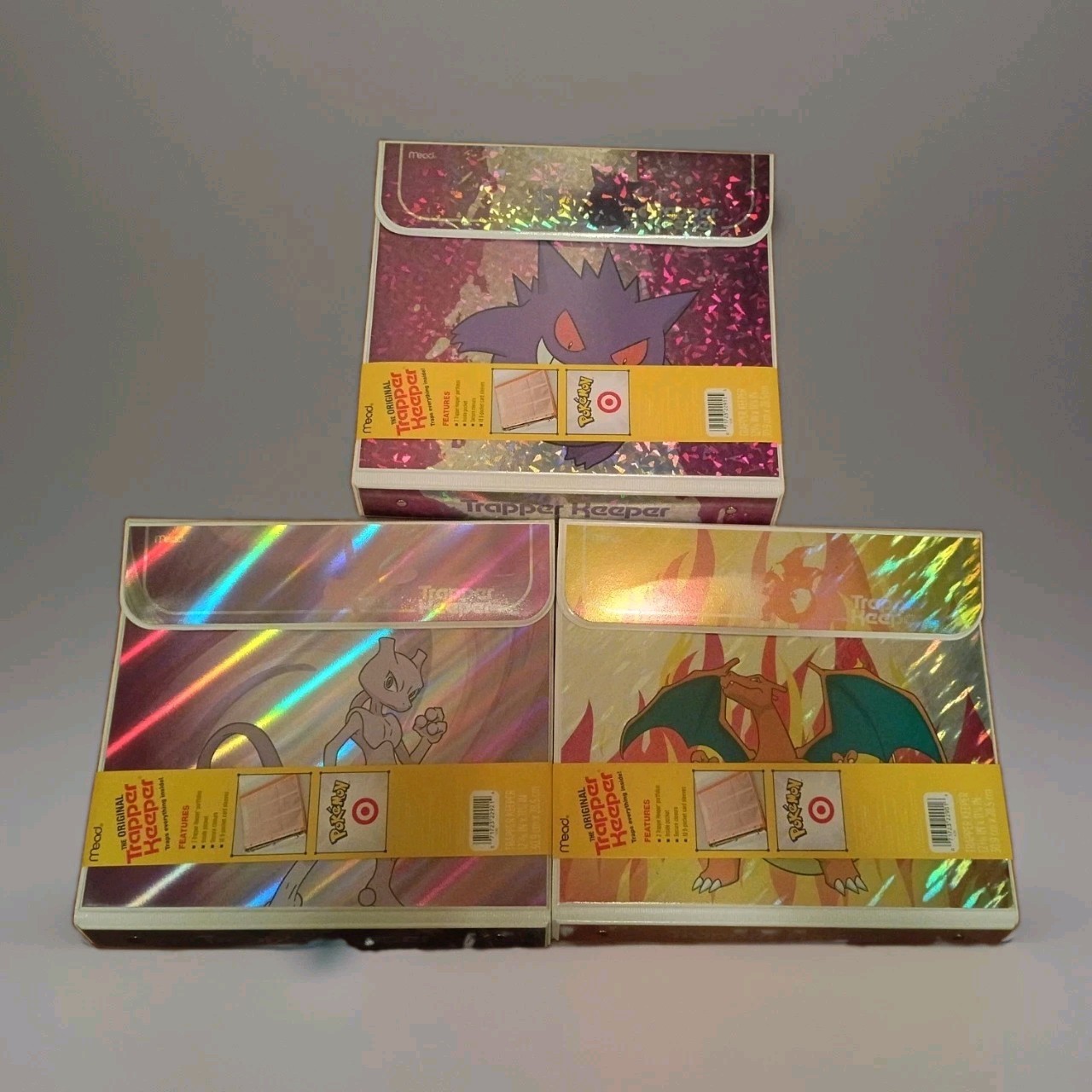 Target X Pokémon Trapper Keeper Binder Set Of 3 Charizard Gengar Mewtwo Target X Pokémon Trapper Keeper Binder Set Of 3 Charizard Gengar Mewtwo