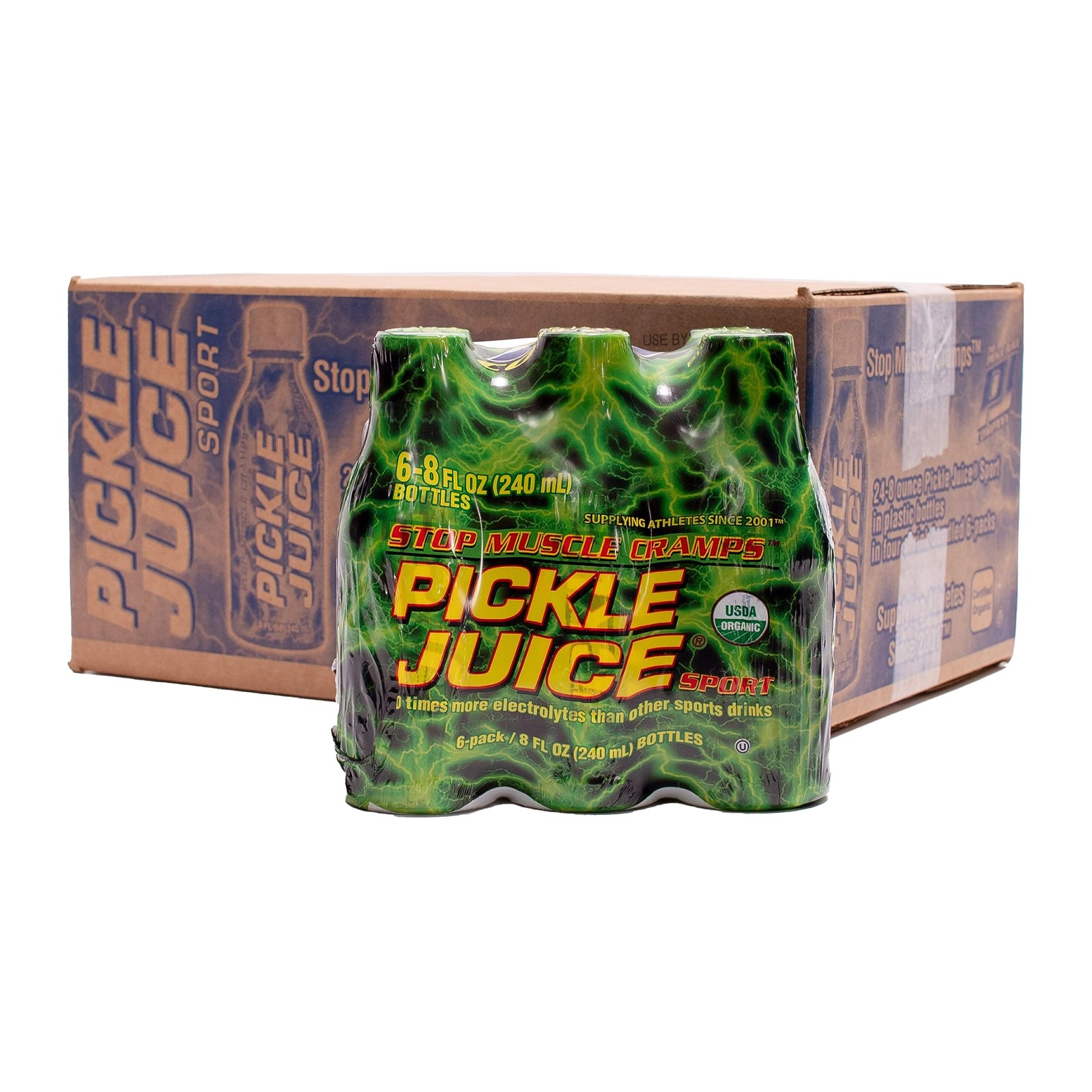 Pickle Juice Sports Drink - Fast Cramp Relief, Electrolytes, Organic, 24 Pack Pickle Juice Sports Drink - Fast Cramp Relief, Electrolytes, Organic, 24 Pack