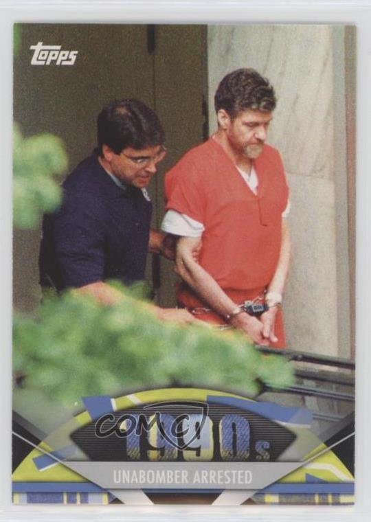2011 Topps American Pie Ted Kaczynski Unabomber Arrested #173 00l8