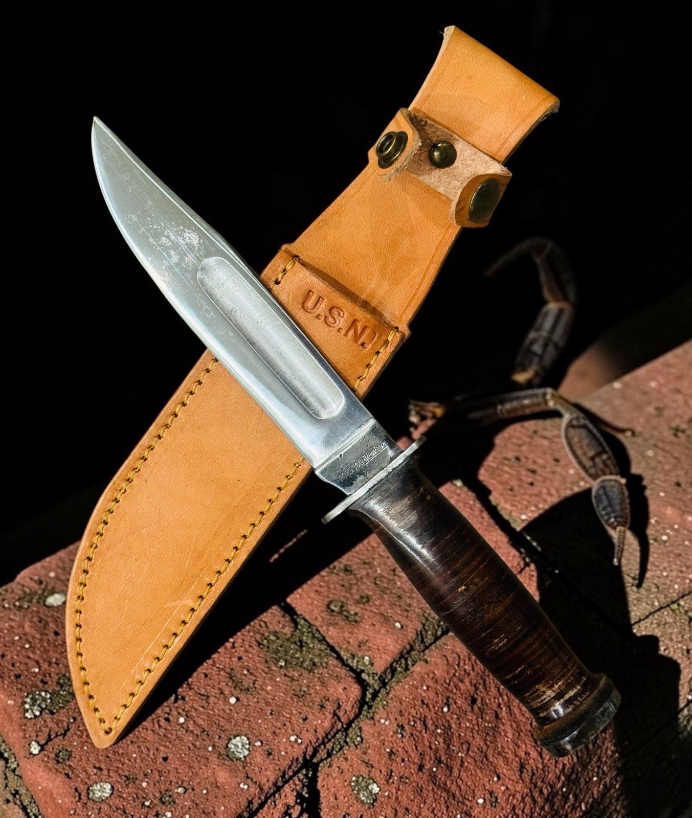 Robeson Shuredge USA. WW2 Vintage Fighting Knife Robeson Shuredge USA. WW2 Vintage Fighting Knife