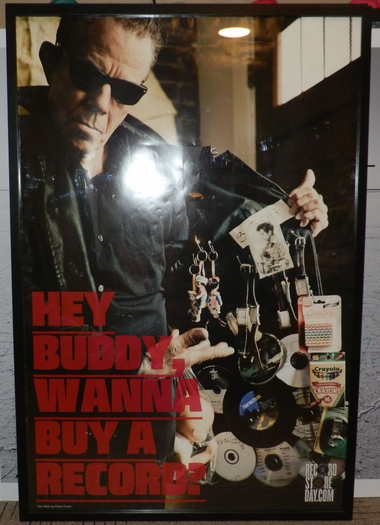 Tom Waits RSD Hey Buddy Wanna Buy A Record Poster 24x36 Tom Waits RSD Hey Buddy Wanna Buy A Record Poster 24x36