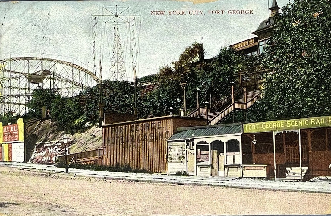 Fort George Hotel & Casino Antique Postcard 1908 NYC Washington Heights Fort George Hotel & Casino Antique Postcard 1908 NYC Washington Heights