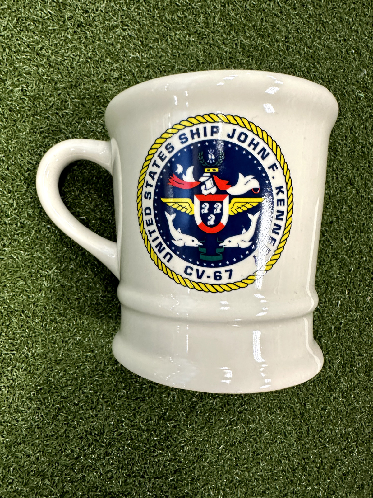 United States John F. Kennedy Naval CV-67 Mug Rare
