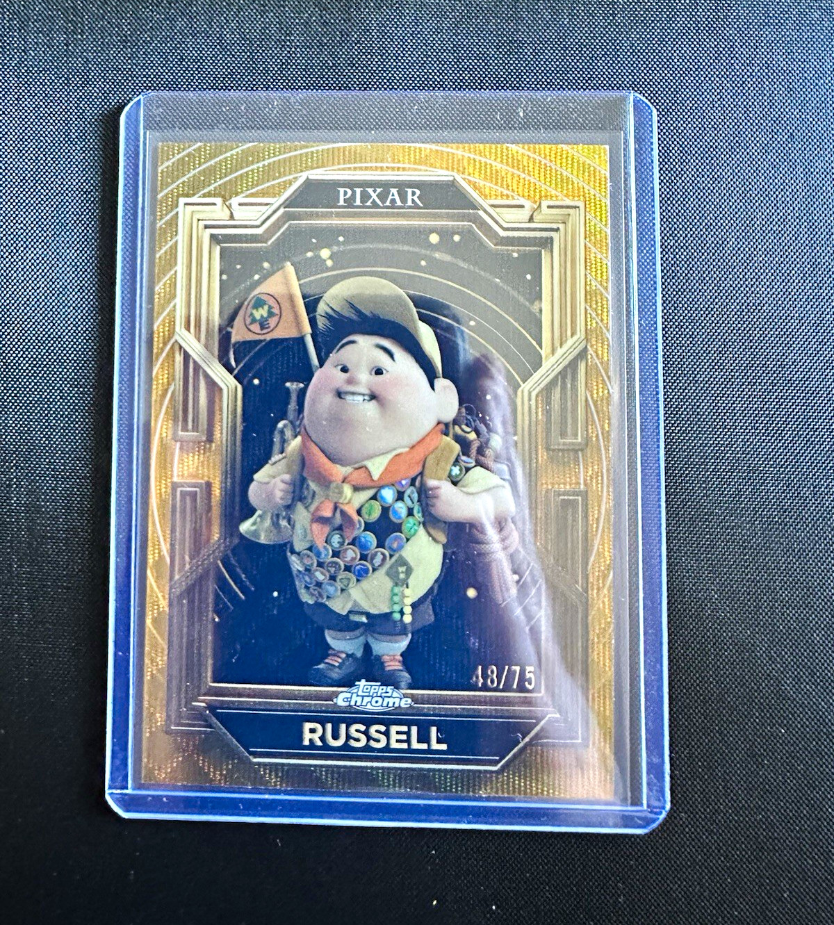 Topps 2025 Topps Chrome Disney/Pixar Russell Up #49 Serial Numbered 48/75 Topps 2025 Topps Chrome Disney/Pixar Russell Up #49 Serial Numbered 48/75