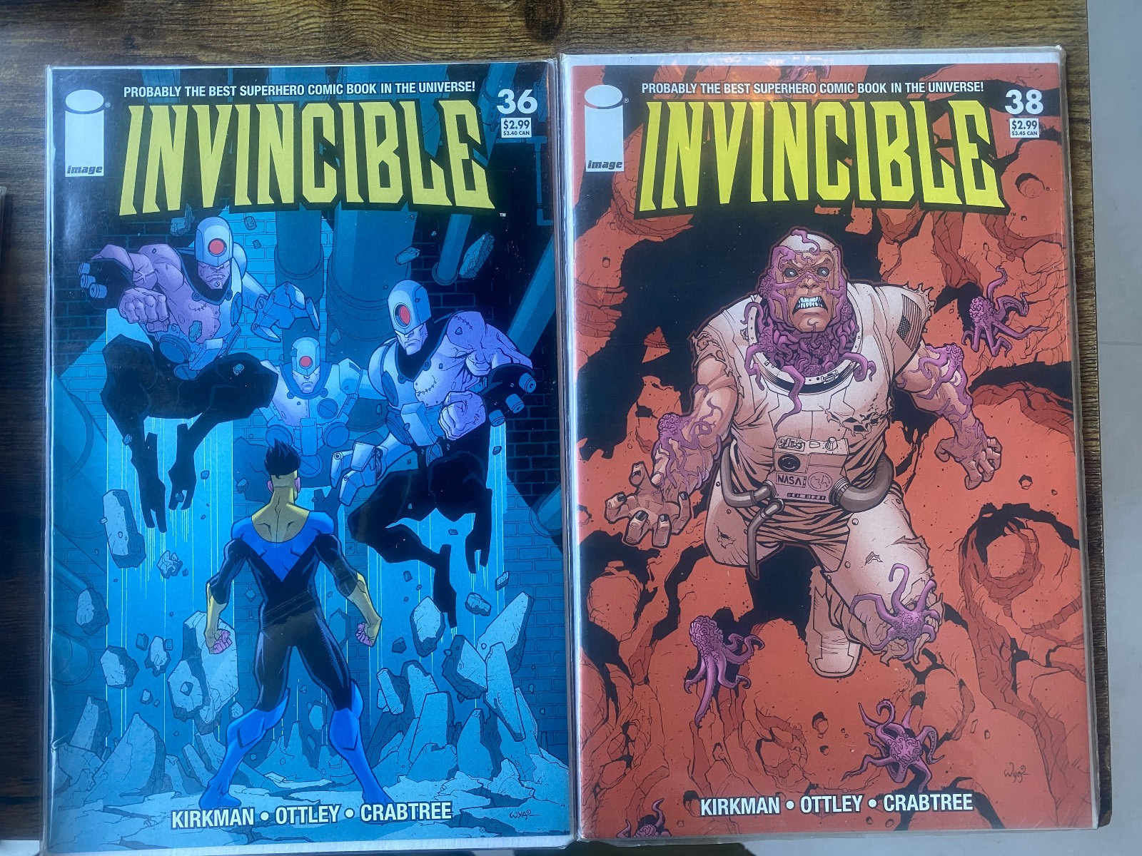 Invincible #36, #37, and  #38