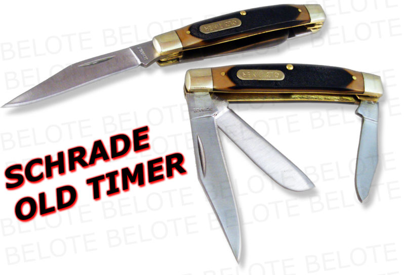 Schrade Old Timer Middleman 3-Blade Pocket Knife 34OT Schrade Old Timer Middleman 3-Blade Pocket Knife 34OT