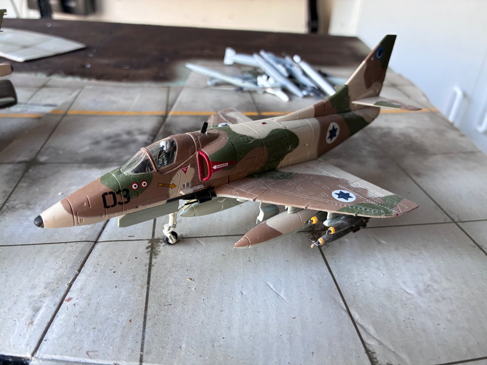 1/72 Hobby Master used 3 A4/F15 IDF diecast airplanes 1/72 Hobby Master used 3 A4/F15 IDF diecast airplanes