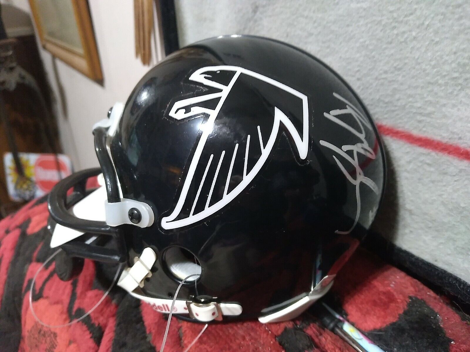 BILL GOLDBERG Autographed Signed Atlanta Falcons Mini Football Helmet 