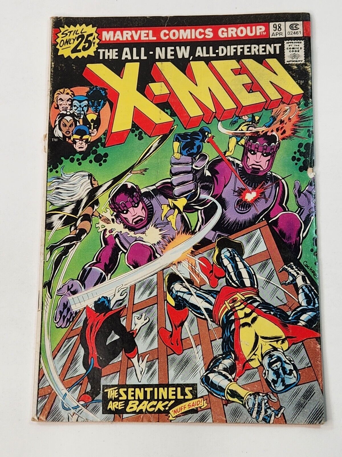 X-Men 98 Unofficial DC Crossover, 1st Cameo Amanda Sefton Bronze Age 1976