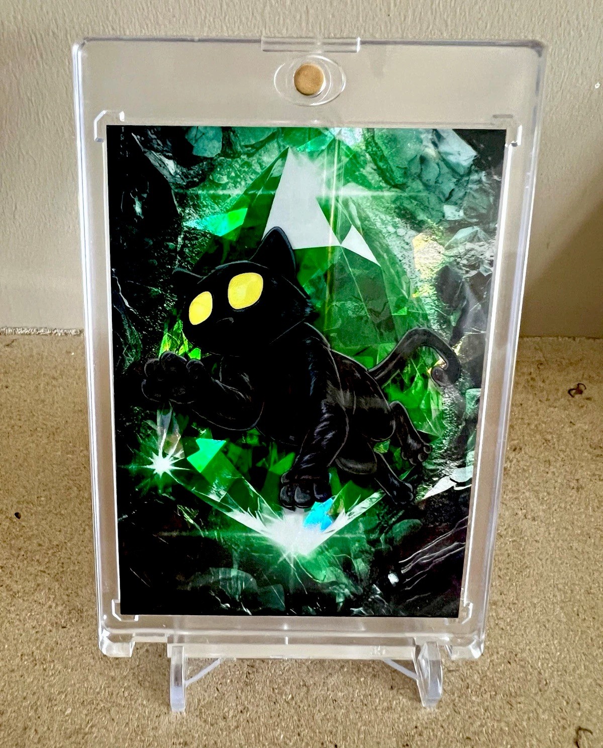Topps Chrome Sapphire Very, Very, Very, Very Lucky Black Cat Hidden Gem Emerald