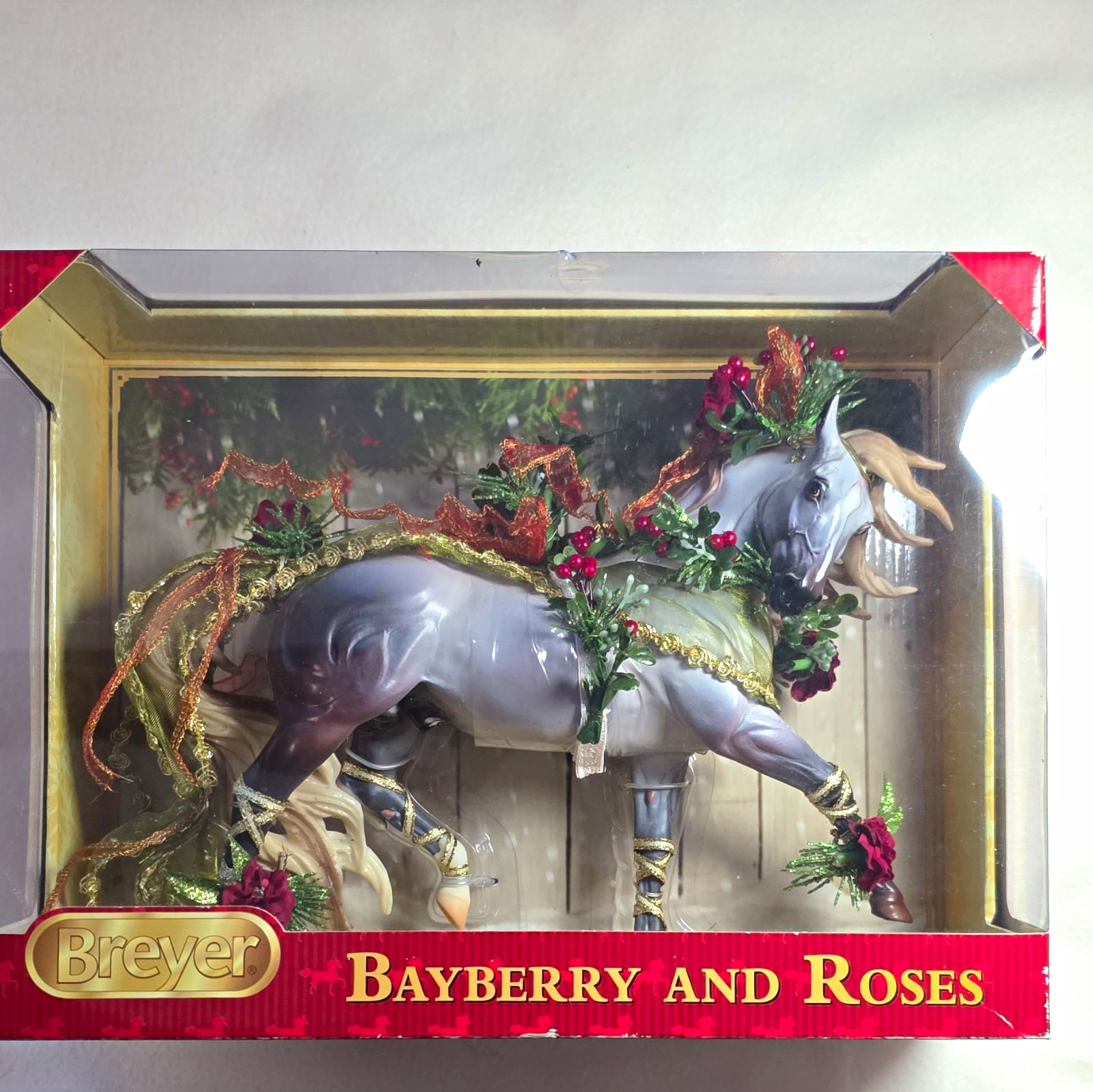2014 Breyer Bayberry and Roses Holiday Horse Figurine Model, Plastic, Boxed 2014 Breyer Bayberry and Roses Holiday Horse Figurine Model, Plastic, Boxed