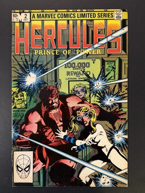 Hercules #2 Direct Edition 1982 Bob Layton Marvel Comics