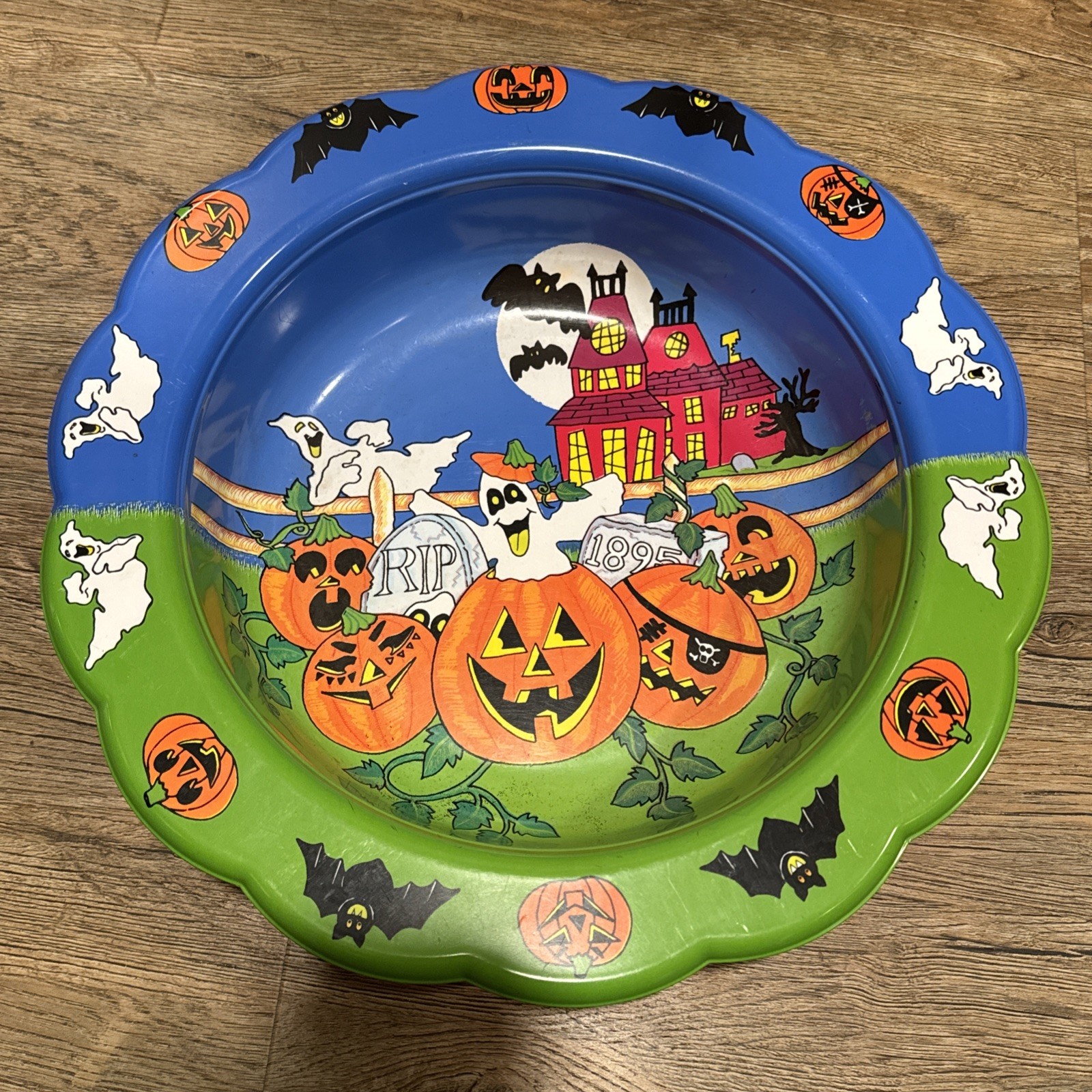 Vintage 90s Halloween Candy Bowl 14” Ullman USA Vintage 90s Halloween Candy Bowl 14” Ullman USA