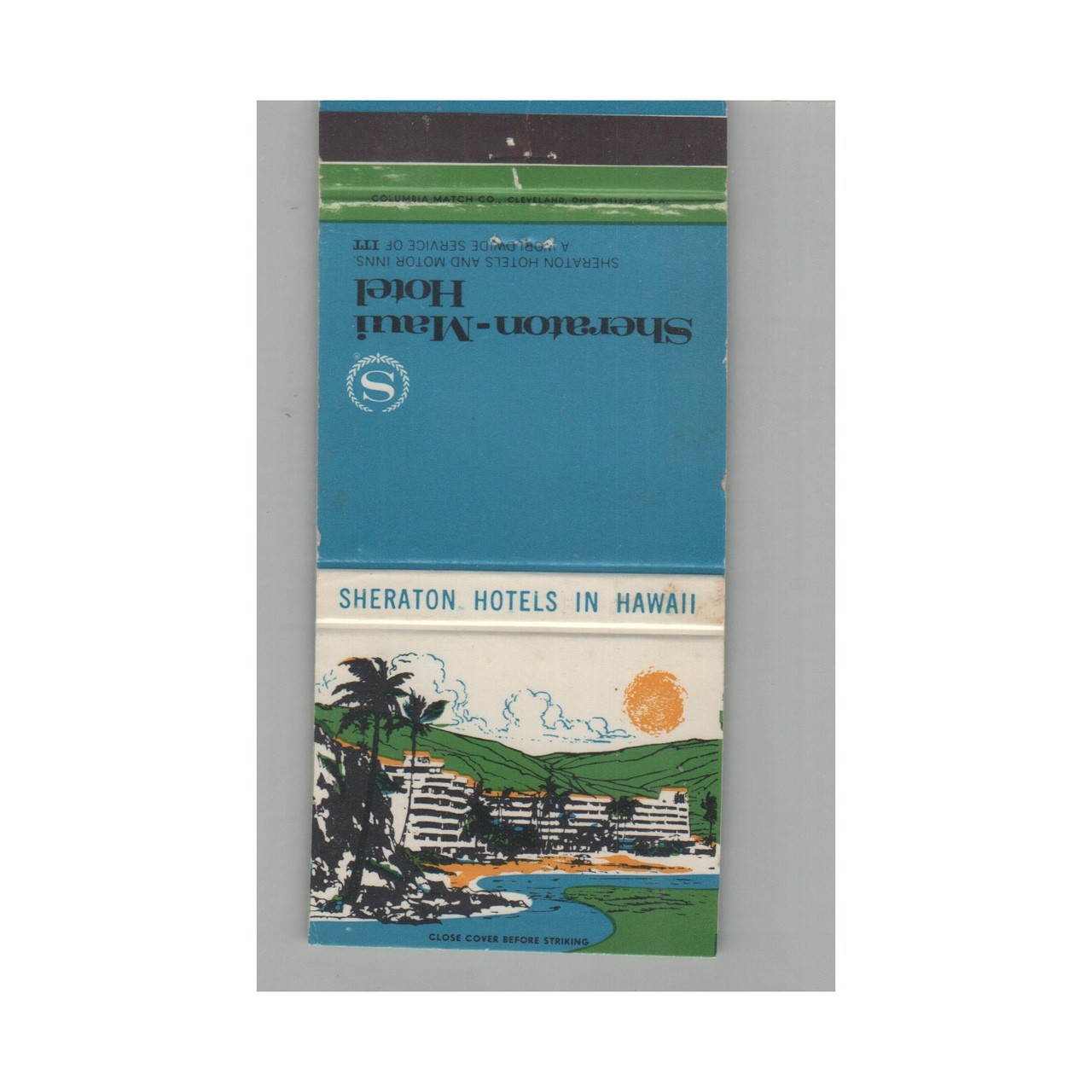 Matchbook Cover Sheraton-Maui Hotel #2 HI Matchbook Cover Sheraton-Maui Hotel #2 HI