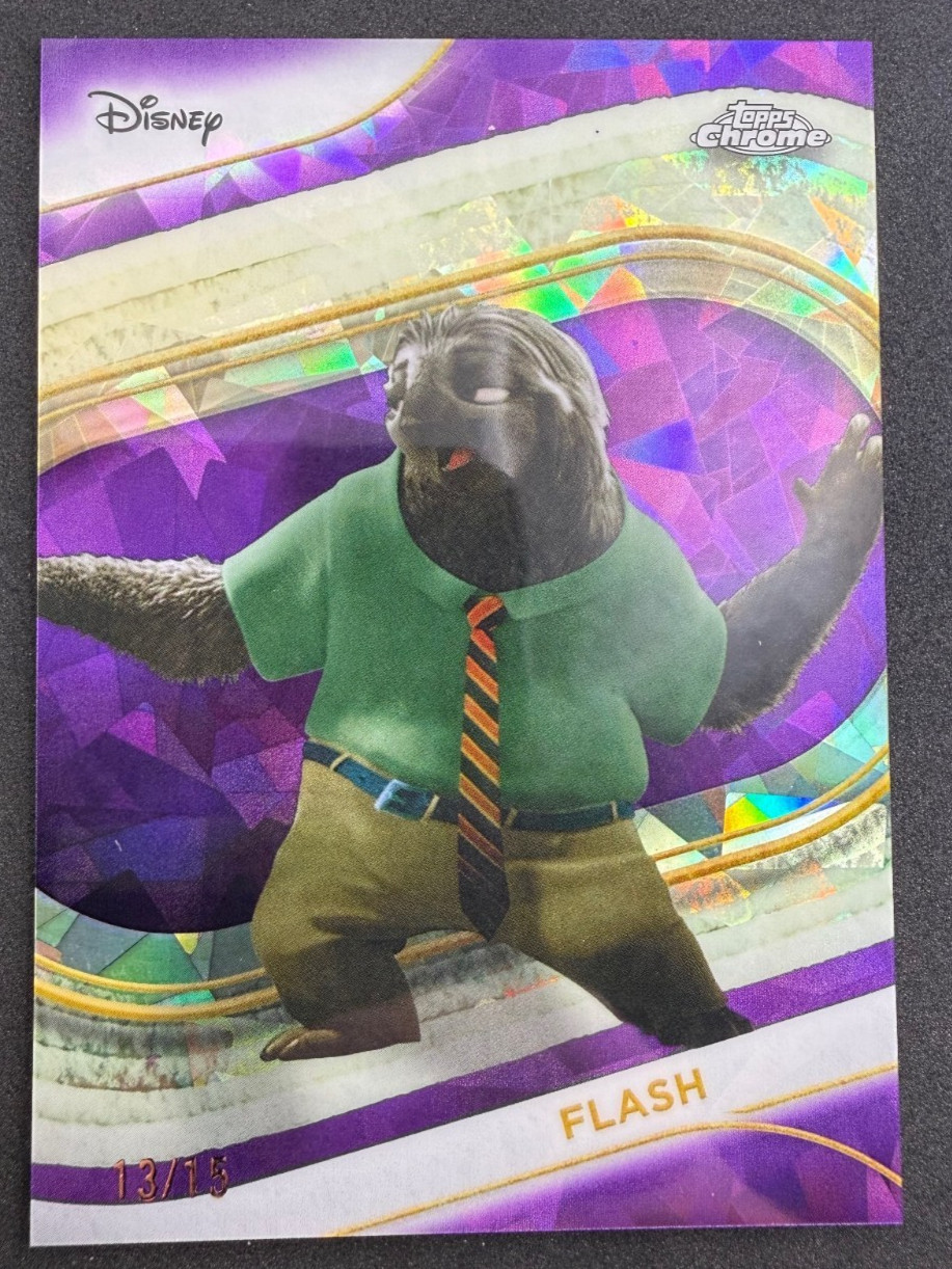 2025 Topps Chrome Sapphire Disney #171 Flash Purple /15 2025 Topps Chrome Sapphire Disney #171 Flash Purple /15