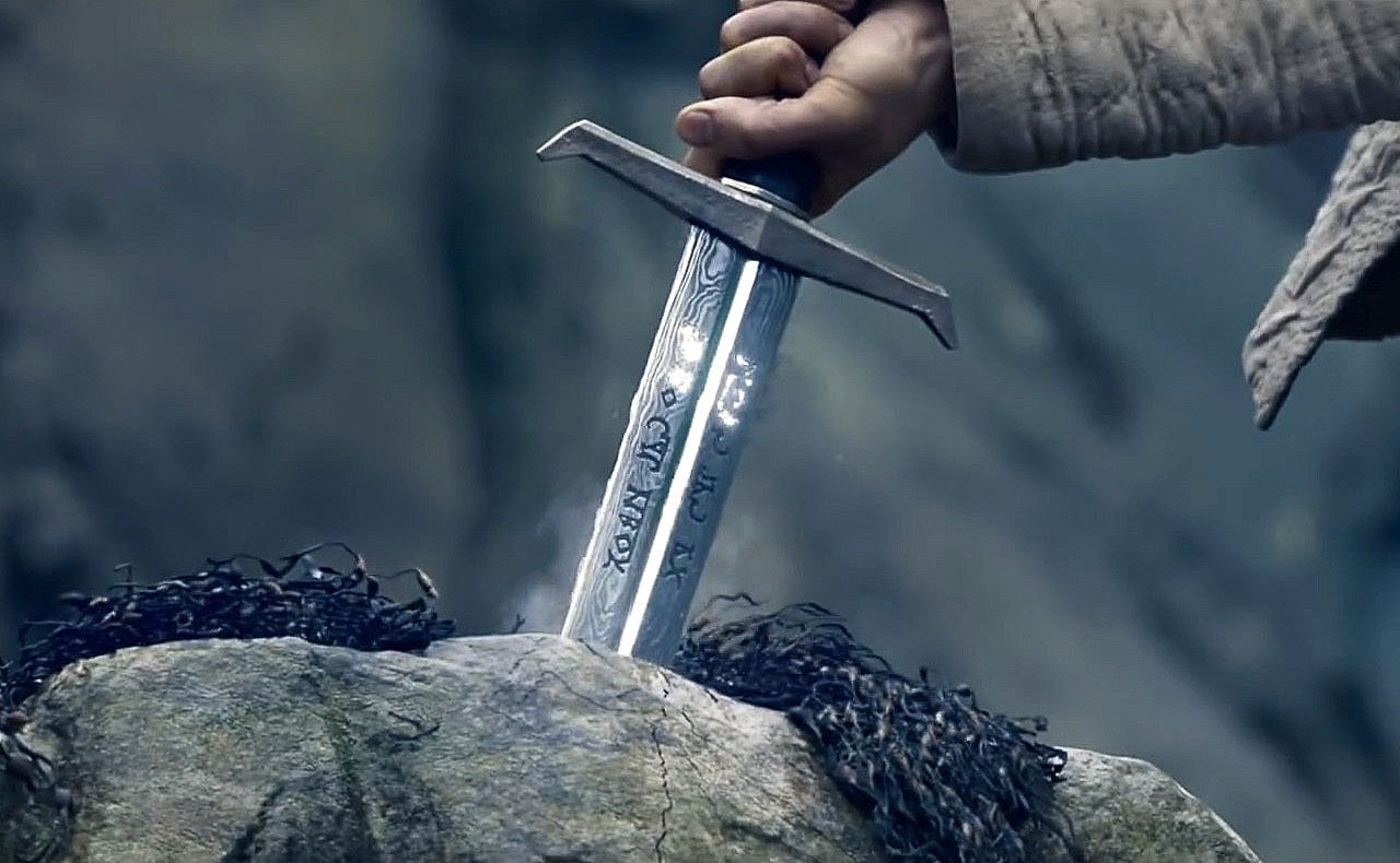King Arthur Legend Excalibur Sword Hand Forged Legend of the Sword Replica King Arthur Legend Excalibur Sword Hand Forged Legend of the Sword Replica