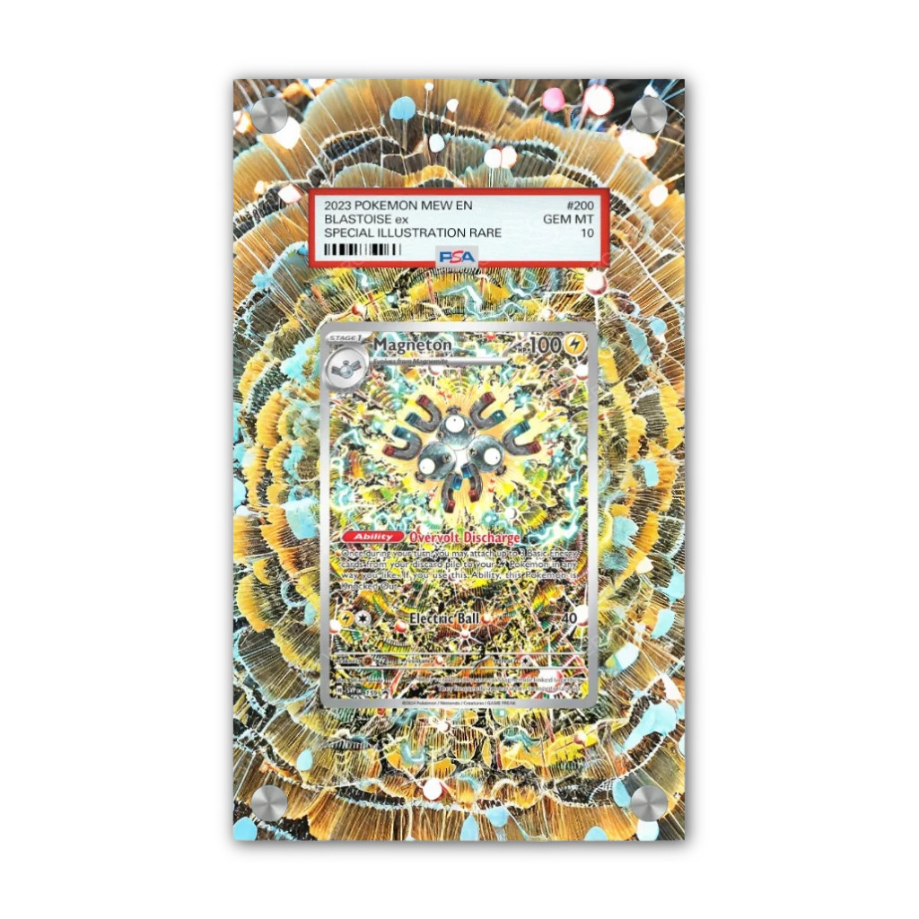 Magneton 159 - PSA Pokémon Extended Artwork Display Case Magneton 159 - PSA Pokémon Extended Artwork Display Case