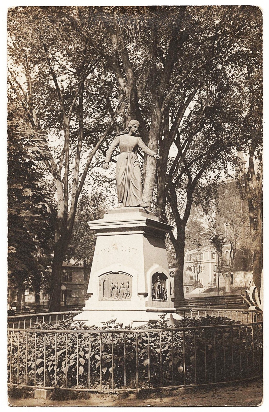 real photo Haverhill MA - Hannah Duston Dustin Monument antique postcard RPPC real photo Haverhill MA - Hannah Duston Dustin Monument antique postcard RPPC
