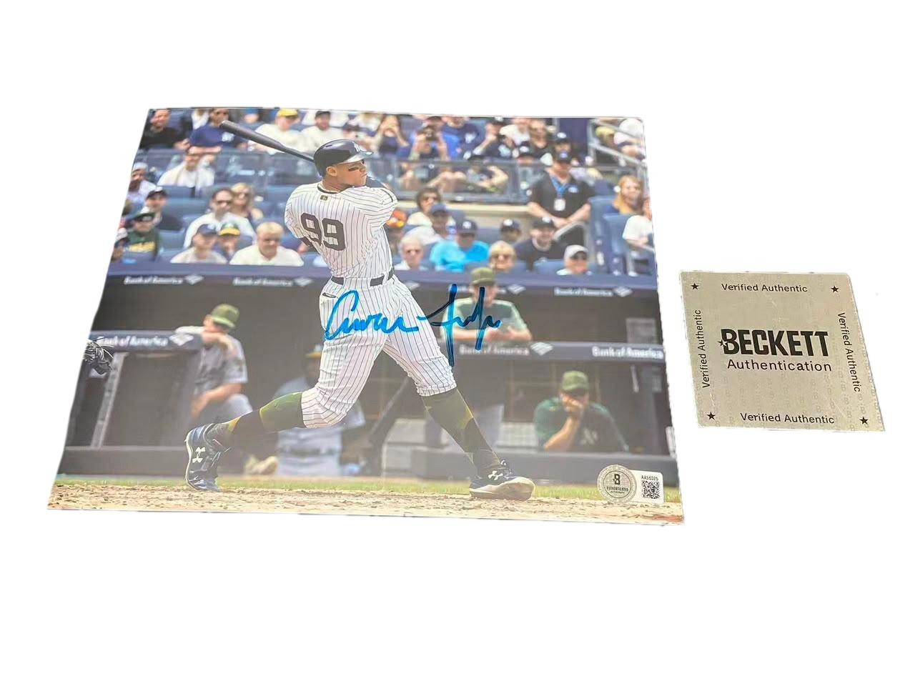 Aaron Judge Autograph Signed Photo New York Yankees #99 MLB Memorabilia BECKETT Aaron Judge Autograph Signed Photo New York Yankees #99 MLB Memorabilia BECKETT