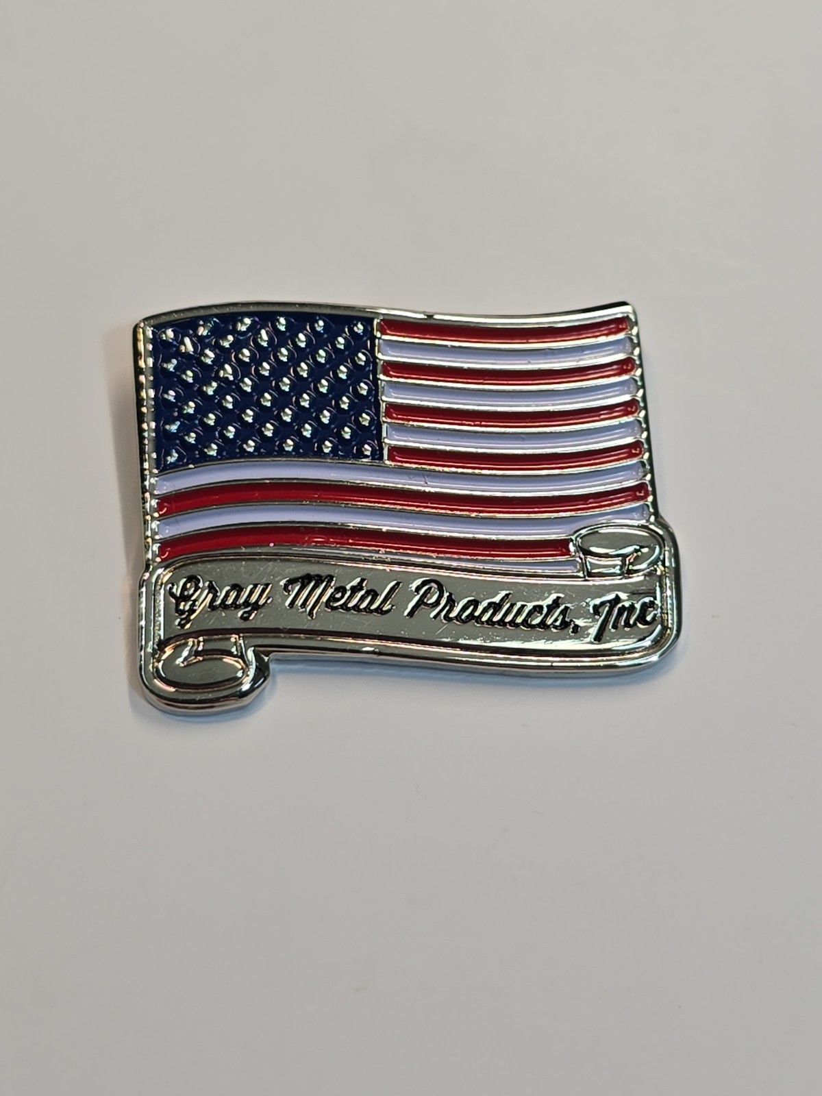 Gray Metal Products, Inc American Flag Lapel Pin HVAC Products Avon New York