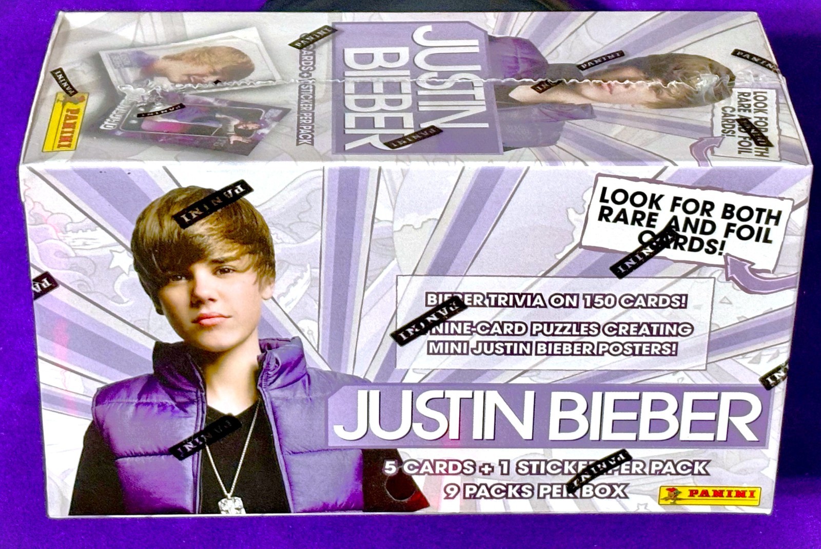 2010 Panini Justin Bieber UNOPENED BOX * 9 SEALED PACKS * Drake ROOKIE Card RC ? 2010 Panini Justin Bieber UNOPENED BOX * 9 SEALED PACKS * Drake ROOKIE Card RC ?