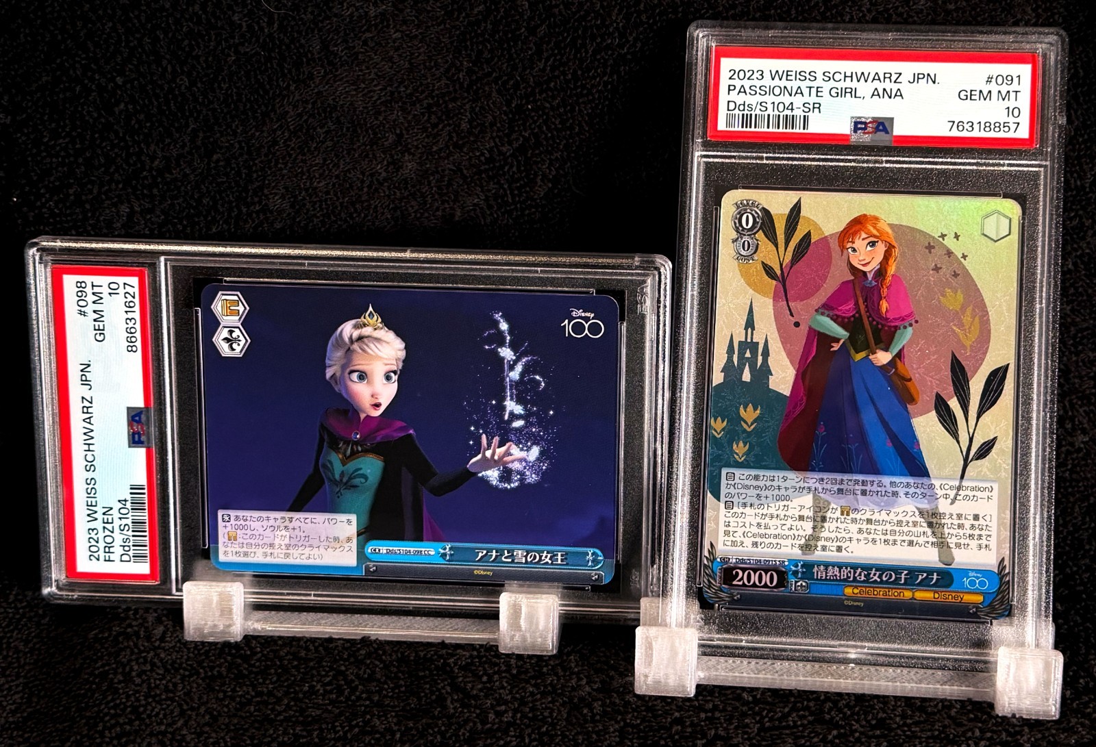 ❄️ 2023 ANA & ELSA • PSA 10 GEM MINT • WEISS SCHWARZ DISNEY 100 ❄️ ❄️ 2023 ANA & ELSA • PSA 10 GEM MINT • WEISS SCHWARZ DISNEY 100 ❄️