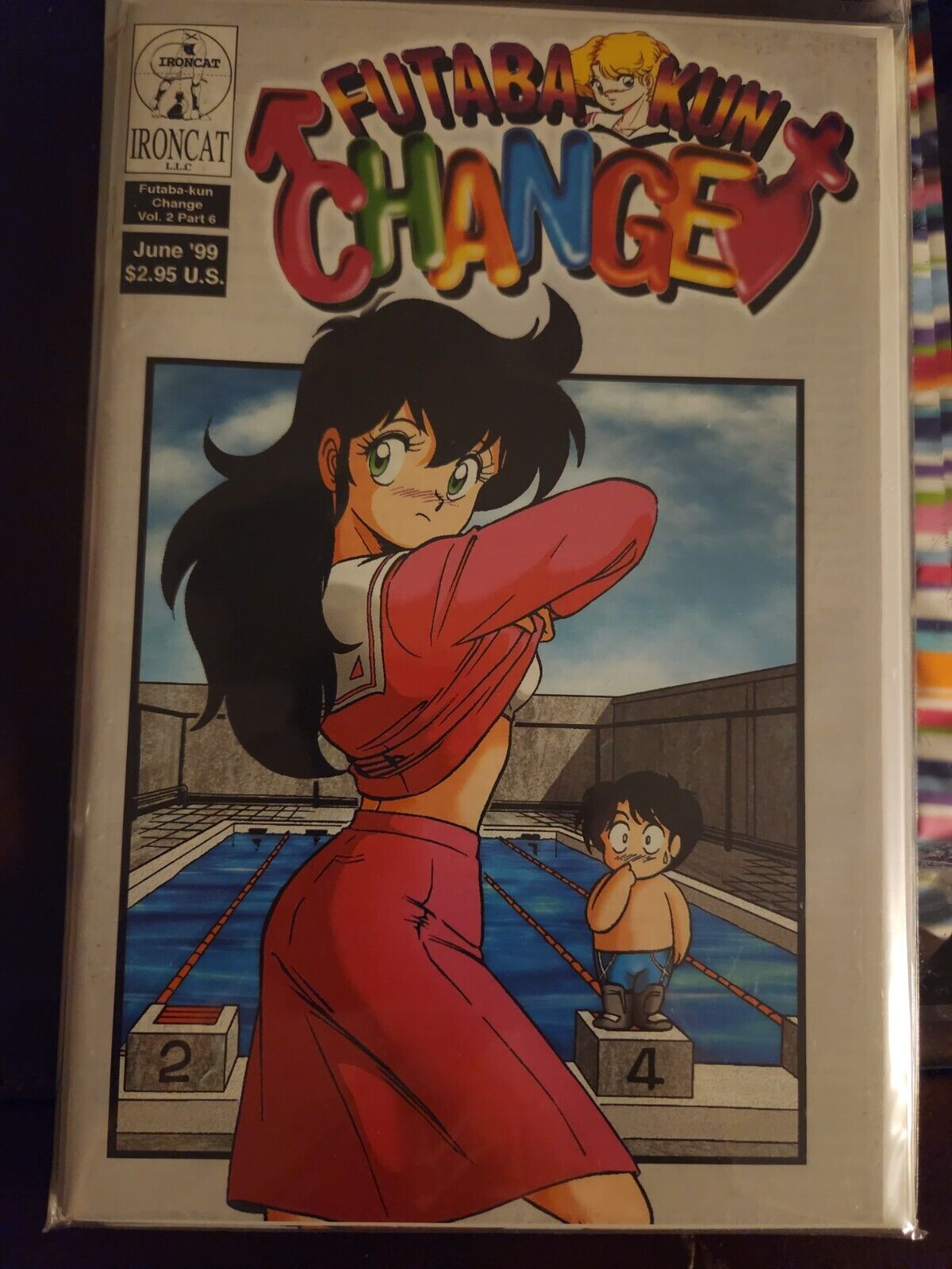 Futaba-kun Change Vol.2 #6 1996 IRONCAT COMIC BOOK  7.P AVG V38-98