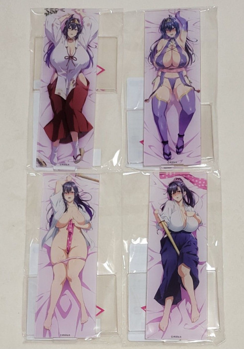 Takeda Hiromitsu Maken-Ki Nijou Aki Amaya Haruko Acrylic Stand Figure set
