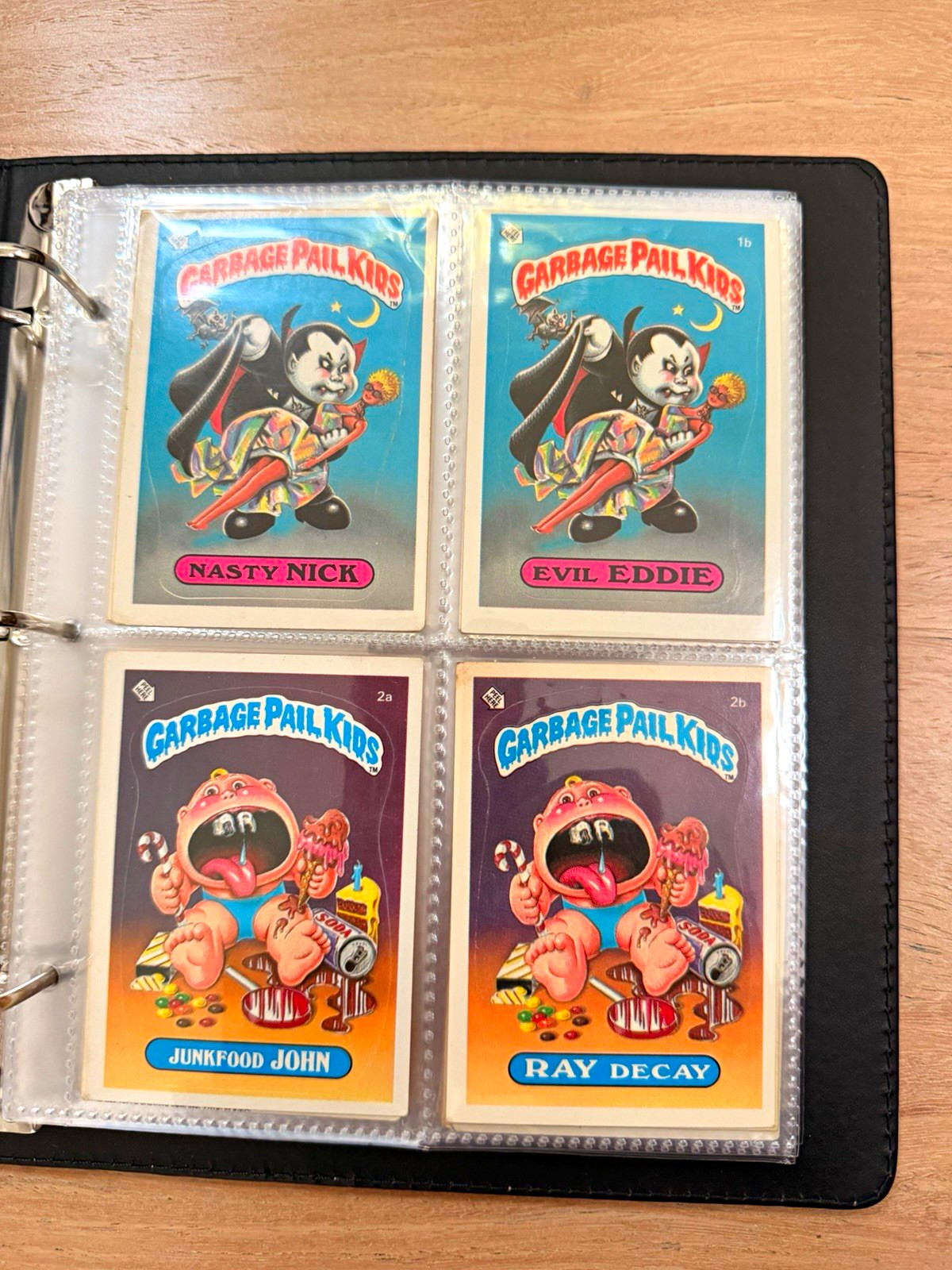 1985 Topps Garbage Pail Kids Series 1 Complete 82 Card Set A & B GPK OS1 Binder 1985 Topps Garbage Pail Kids Series 1 Complete 82 Card Set A & B GPK OS1 Binder