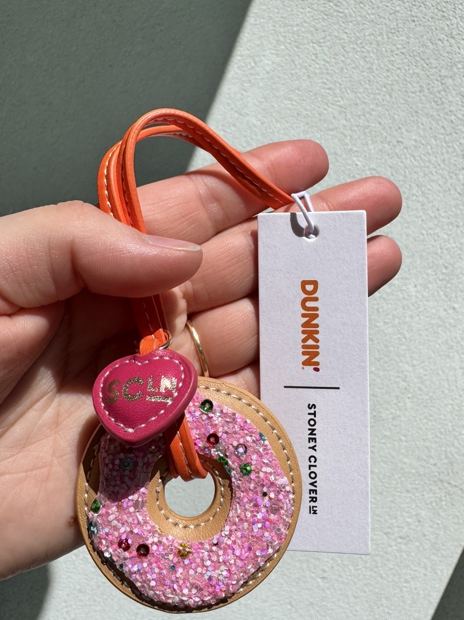 2026 New Limited Edition Dunkin Stoney Clover Bag Charm 