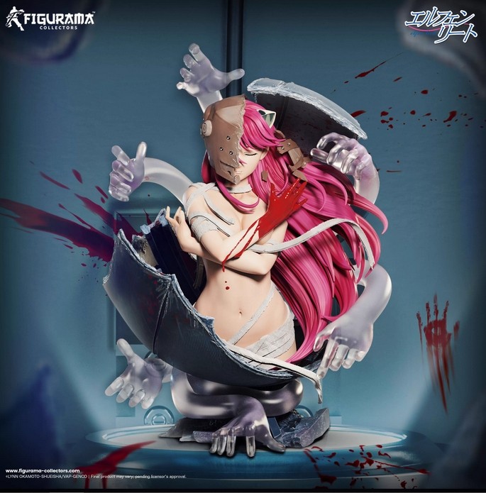 Figurama Studio Elfen Lied Lucy Bust Model Pre-order 1/4 Scale Painted Nyu New Figurama Studio Elfen Lied Lucy Bust Model Pre-order 1/4 Scale Painted Nyu New