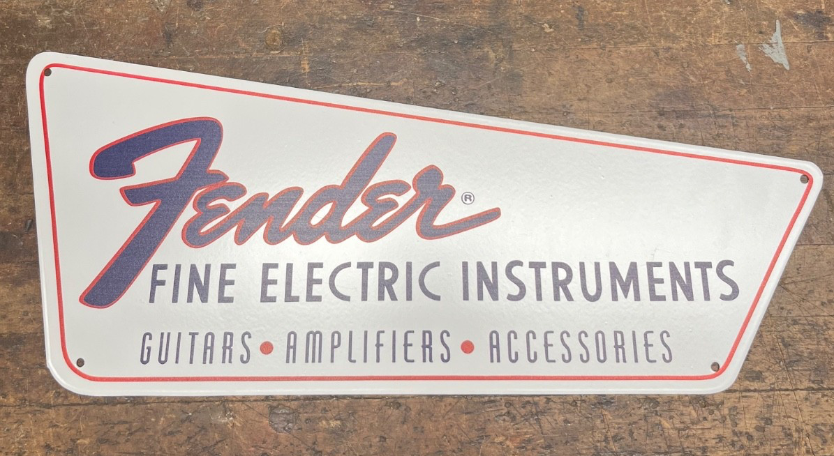 New Fender Musical Instruments Reissue Sign